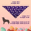 TroisAmis Easter Dog Bandanas 2Packs, Spring Bandanas for Large Dogs,