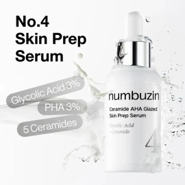 Numbuzin 4 Ceramide Aha Glazed Skin Prep Serum Todo Tipo De Piel Día/noche