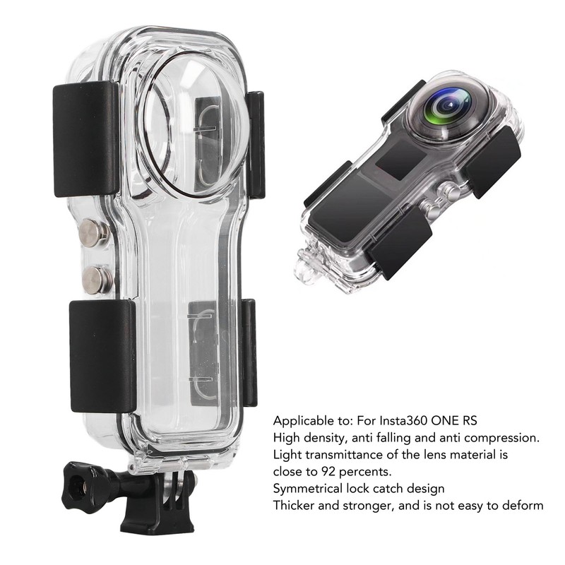 Action Cameras Diving Case Stainless Steel Optical Glass Underwater 40m