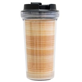 Tri-Wood Water Bottle Eco Tumbler with Lid (Made in Japan/Hita Cedar Use)