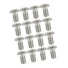 A ABSOPRO 16pcs Brake Disc Rotor Screws Bolts Kit 93600-06014-0H