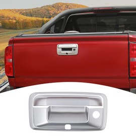 PDKLIN for Colorado Tailgate Door Handle Cover Trim for Chevy Silverado GMC Sierra 2014-2017 for Chevy Colorado GMC Canyon 2014-2022 Silver Exterior Accessories