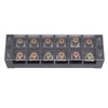 Electrical Terminal Strip Block Thickened 100A 600V Dual Row 6