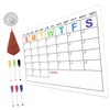 Parliky Erasable Magnetic Board Kitchen Fridge Calendar Office Home Reminder
