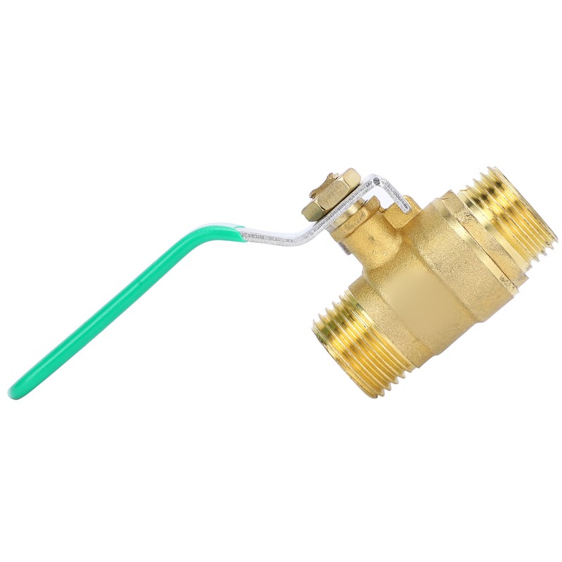 3Pcs Ball Valve Dual Male 1/2in Thread Switch Water Pipe