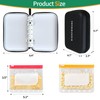 Pill Pouch Organizer,7 Zippered Waterproof Pill Pouches for Travel, Black