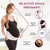 Gabrialla Made in USA Pregnancy Belly Band, Soft & Breathable