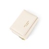JIUFENG Women's RFID Blocking Short Wallet Multi Purpose Zip Folded