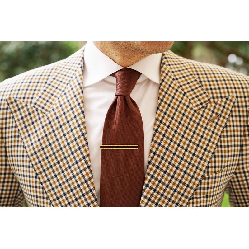 Packer Gold Tie Bar Gold Rhodium Plating Packer Gold Tie