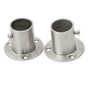 Pxyelec Stainless Steel Closet Rod Flange Holder for Outside Diameter