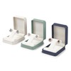 Papten H17201 Earrings Case, PU Leather, Portable, Mini, 1 Piece,