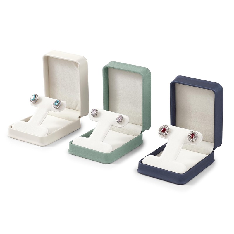 Papten H17201 Earrings Case, PU Leather, Portable, Mini, 1 Piece,