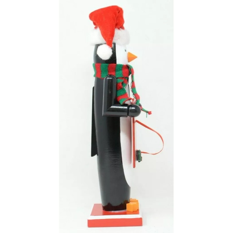 Wondershop Wooden Penguin Nutcracker 2019
