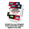 Laptop Computer Starting at $99 (24" X 36") 4Mm Corrugated