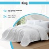 HLC.ME Logan - 3 Piece King Size Quilt Set, Lightweight