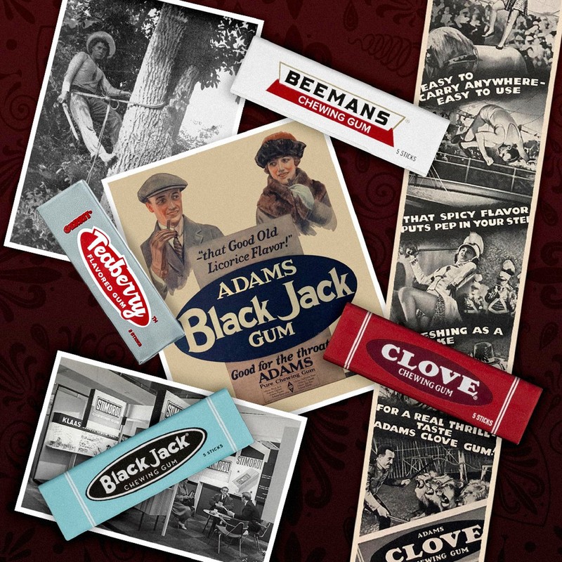 Gerrit's 20 Count Variety Gum Pack - Clove, Beeman's, Teaberry,