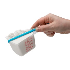 Dreamfarm - Levoons Self-Leveling Measuring Spoons Set for Kitchen and Baking, Clear