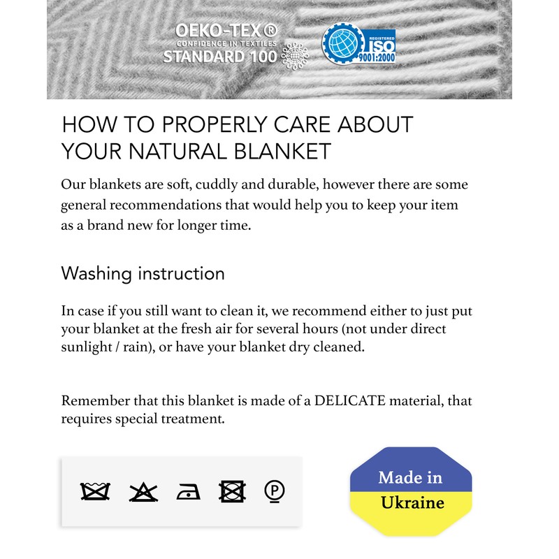LYHome Merino Wool Blanket - Large Throw Bedspread for Sofa
