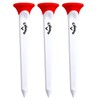 Callaway Par-Tee Plastic Golf Tees - 10 Pack (Red)