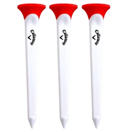 Callaway Par-Tee Plastic Golf Tees - 10 Pack (Red)