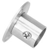 10Set Flanged Holder Base Thicken Stainless Steel Closet Rod Tube