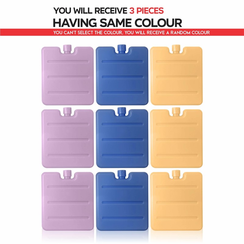 Freezer Blocks Mini Reusable Ice Brick Pack Freezer Cooler Blocks