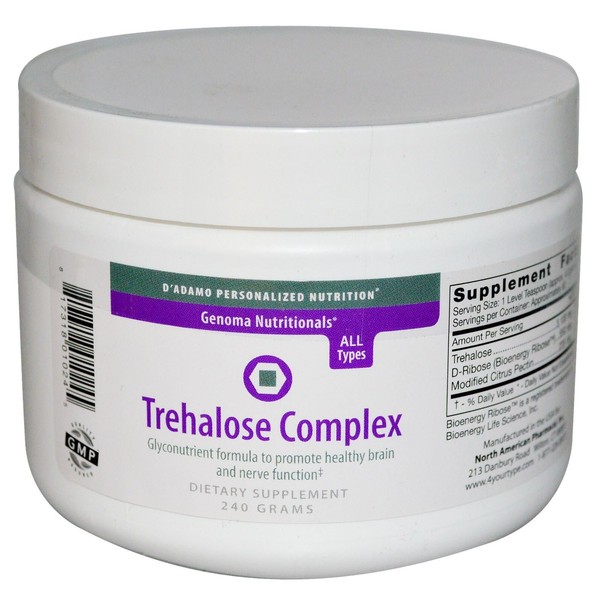 D'Adamo Genoma Nutritionals Trehalose Complex - 240g