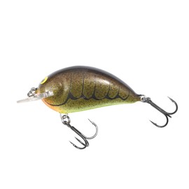 Bagley Baits Shallow Sunny B Crankbait, Burnt Crawdad, 3/8 Oz, 2", Dives 2-4 Feet