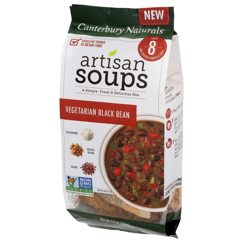 Canterbury Naturals Artisan Soup Mix, Vegetarian Black Bean Soup Mix,