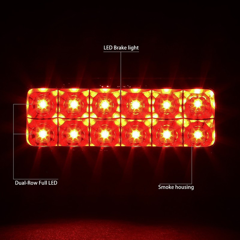 DNA MOTORING 3BL-GMCSON-LED-BK-SM tercera luz de freno