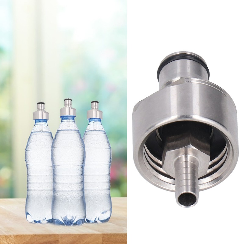 Carbonation Cap with O Ring Stainless Steel Carbonate Cover Home