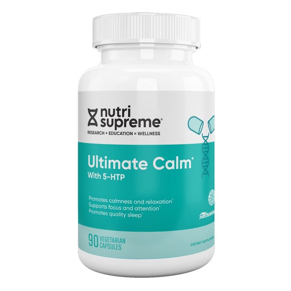 Nutri Supreme Ultimate Calm with 5-HTP, Supports Calm and Relaxed Mood, Quality Sleep, All Natural 90 Capsules