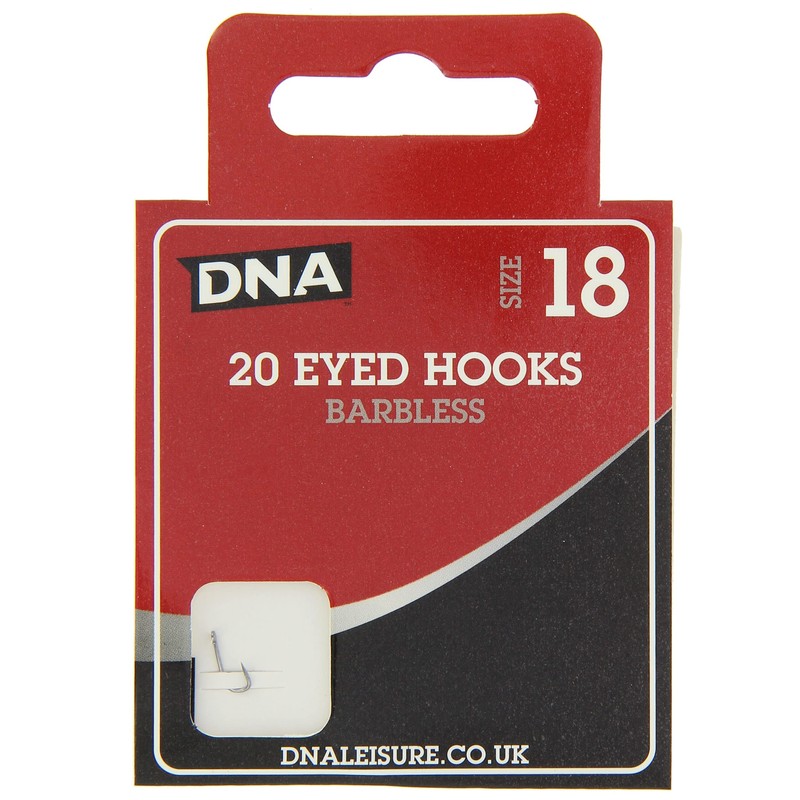 120 x Barbless Eyed Match Hooks 20 x Sizes 8