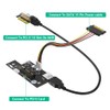 Extensor Horizontal PCIE 1X a 1X USB3.0 para computadora y