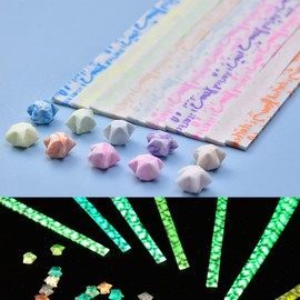 Luminous star paper strips, origami strips (20 colors/600 sheets)