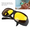 Blue Blocking Light Goggles 200 to 590nm Comfortable Black Frame
