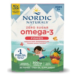 Gomitas con omega 3 en gomitas para niños Nordic Naturals con sabor a Tutti Frutti