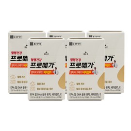 Chong Kun Dang Health Blood Circulation Health Promega Altige Omega 3 Vitamin D 430mg x 60 capsules x 5 boxes I / 종근당건강 혈행건강 프로메가 알티지 오메가3 비타민D 430mg x 60캡슐 X 5박스 I