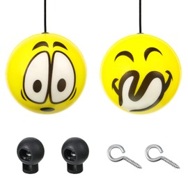 BBTO Double Garage Parking Aid Tennis Tennis Ball for Garage Parking includes Retracting Ball Sensor Assist Solution Car Stop Indicator (6 Pieces)