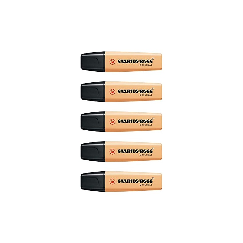 STABILO Boss Original Highlighters Pastel Chisel Tip 2-5 mm Sorbet