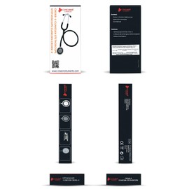 Cross Canada Crosscope 205 Clinician Sprague Rappaport Dual Head Stethoscope with Adult, Pediatric, and Infant Convertible chestpiece – Hunter Green