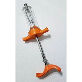 Dose Syringe 20mL Unbreakabl​e Plastic Barrel Luer Lock with Graduated Regulator Livestock Veterinary