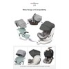 Manito Sun Shade Extender/Auxiliary Canopy for Car Seat (Black)
