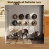 YVYAVGE 8 Pack Hat Hooks for Wall,Heavy-Duty Adhesive Cowboy Hat