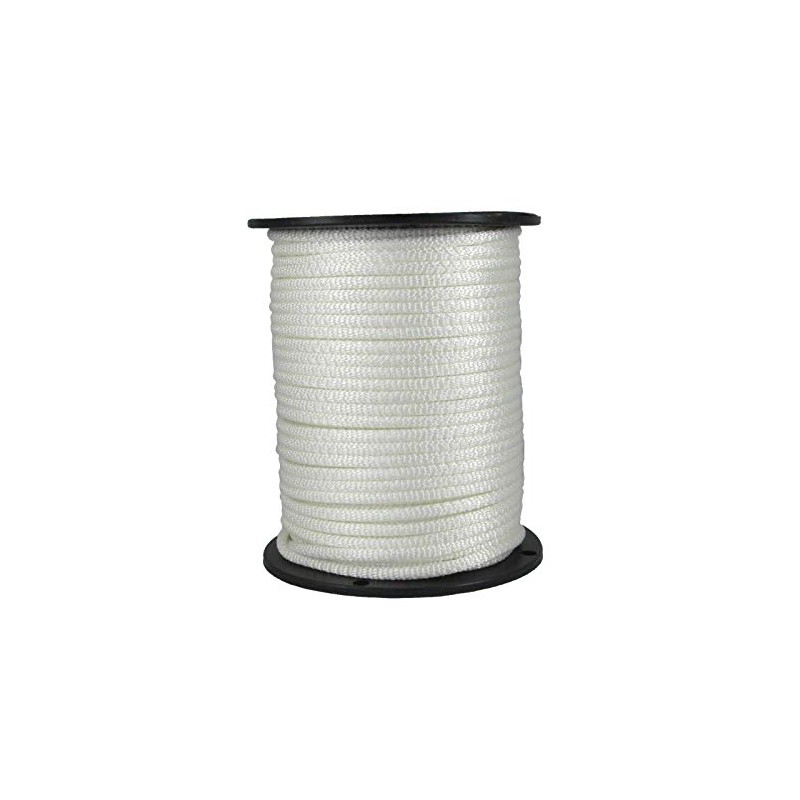 1/4 inch White Dacron Polyester Rope - 500 Foot Spool