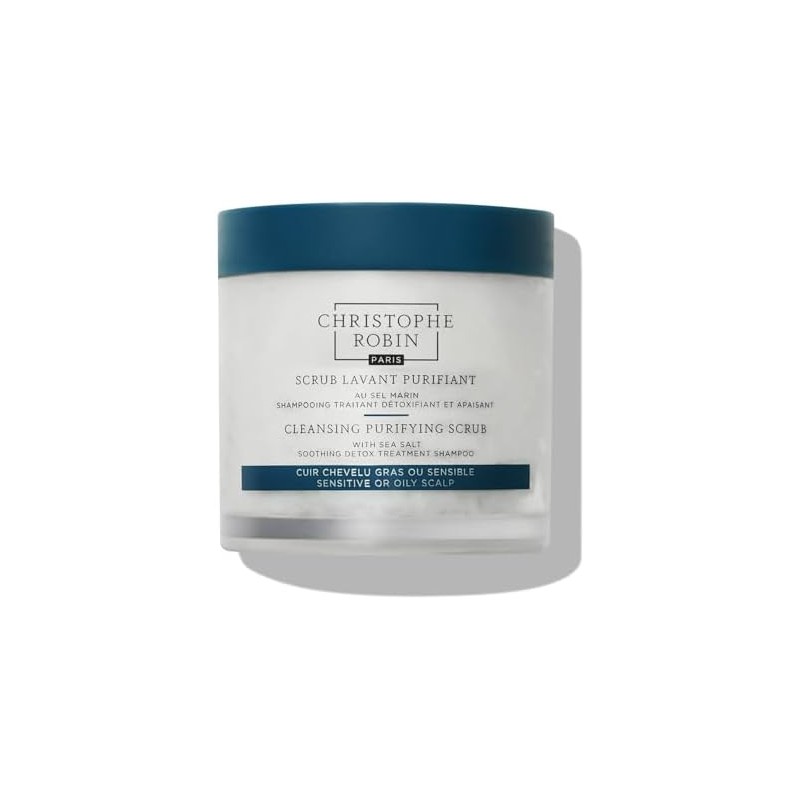 Christophe Robin Cleansing Purifying Scrub with Sea Salt for Oily