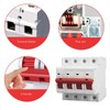 4P DC Circuit Breaker Arc Extinguishing Fast Decoupling Miniature Circuit