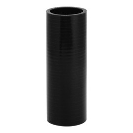 X AUTOHAUX 1 Pcs Straight Coupler Silicone Hose 38mm/1.5" ID 127mm/5" Length 0 Degree Car Silicone Hose Coolant Hose 3-Ply 4mm Thickness Air Intake/Turbo/Intercooler Piping Tube Black