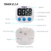 Uigos Digital Kitchen Timer II 2.0, Big Digits, Loud Alarm,