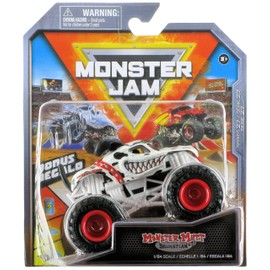 Monster Jam 2022 Spin Master 1:64 Diecast Truck with Bonus Accessory: Ruff Crowd Monster Mutt Dalmatian